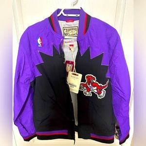 Mitchell & Ness Purple Toronto Raptors Hardwood Classics Authentic Jacket